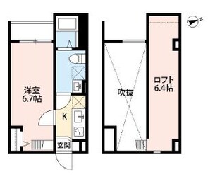 アルコバレーノの物件間取画像